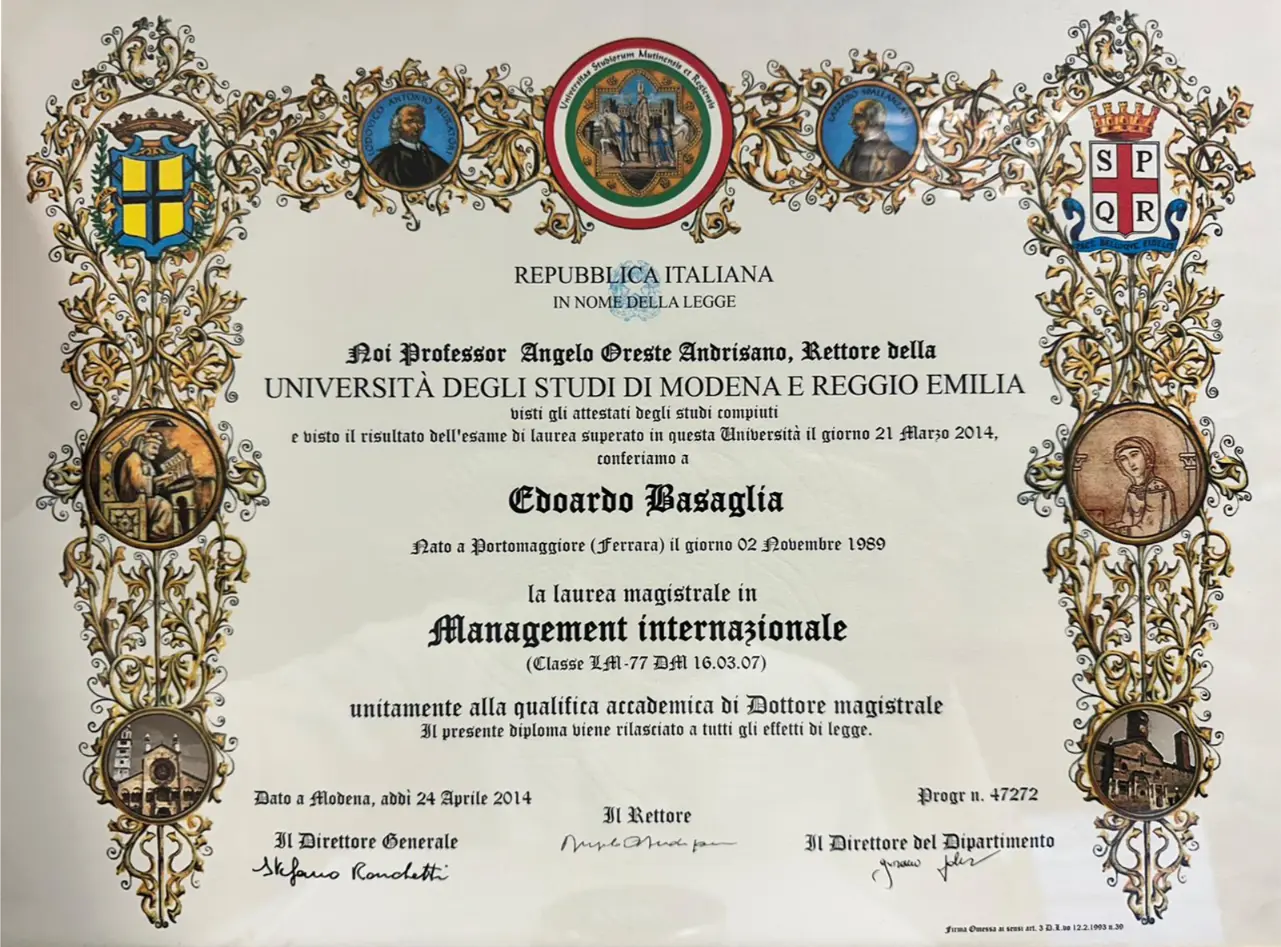 Laurea Magistrale in Management Internazionale